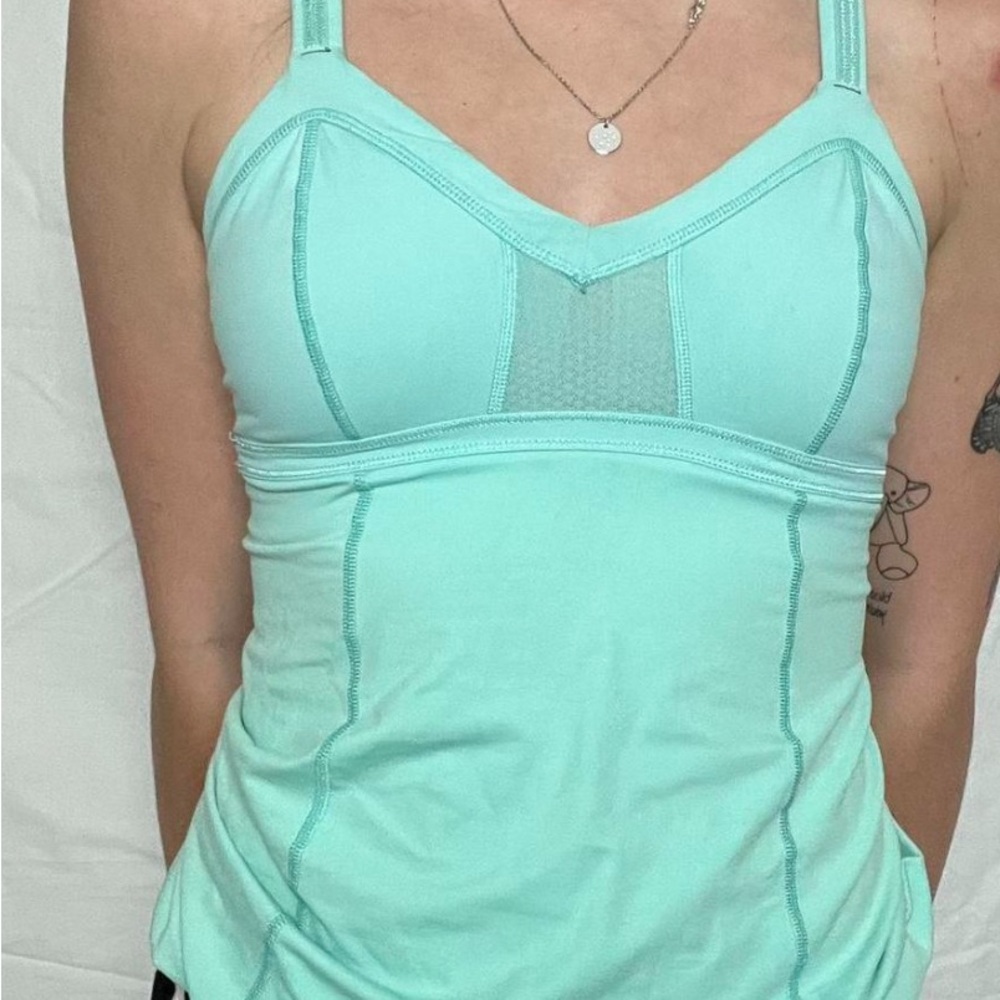Athletic Aqua Tank Top